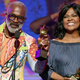 Honorees Bebe Winans (L) and Cece Winans (R) accept an award onstage during the 2018 Black Music Honors at Tennessee Performing Arts Center on August 16, 2018 in Nashville, Tennessee. (Photo by Jason Kempin/Getty Images)
